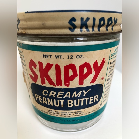 Vintage 1950’s Set of Three Skippy Peanut Butter Ball Jars - Picture 5 of 14